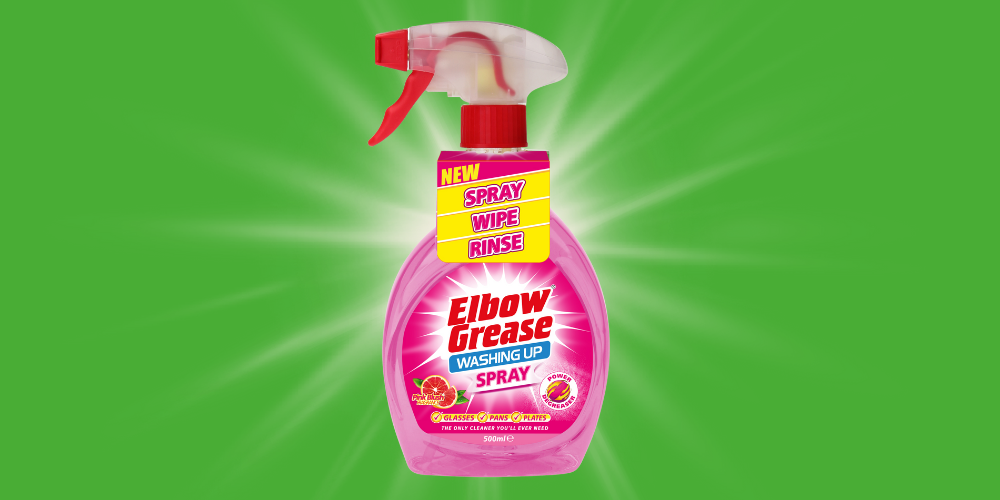 Elbow Grease brings PINK to its brilliant washingup range Clean